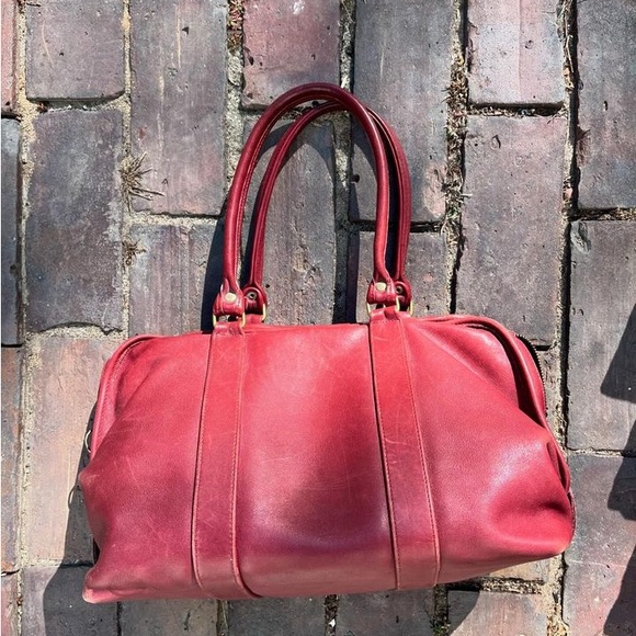 Vintage Coach Bag- Red - Picture 5 of 7